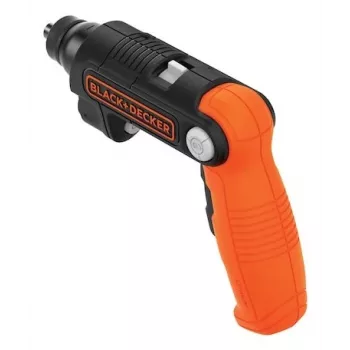 Black & Decker BDCSFL20C-QW aparafusadora com bateria 3,6V com lanterna, preto/laranja