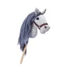TOOTINY cavalinho de peluche com cabo A3 HOPPIHORSE, cinzento