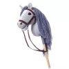 TOOTINY cavalinho de peluche com cabo A3 HOPPIHORSE, cinzento