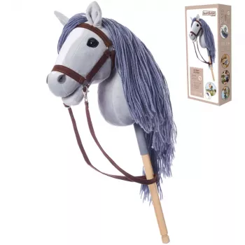 TOOTINY Hobby Horse A3 cinzento - Cavalo de pau HOPPIHORSE