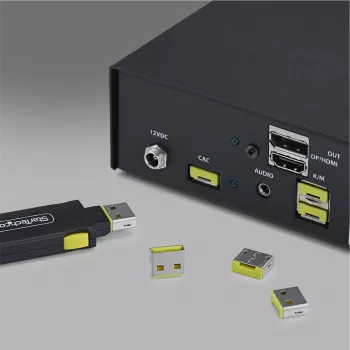 StarTech.com USB-A Port Blocker Fichas de substituição pack de 25 - Insertos de bloqueio vermelhos para USB-A-PORT-BLOCKER - Segurança USB-A snap-in reutilizável (25P-USB-A-BLOCKER)