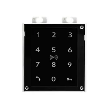 2N IP Verso Teclado tátil e leitor RFID 125kHz Secured 13,56MHz NFC PICard (91550946-S)