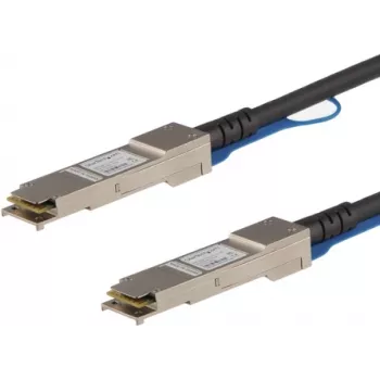 StarTech.com Cabo QSFP+ Direct Attach Copper compatível com QSFP-H40G-CU3M 3m - Cabo Twinax passivo 40G QSFP+ - SFF-8436 - Preto