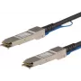 StarTech.com Cabo QSFP+ Direct Attach Copper compatível com QSFP-H40G-CU3M 3m - Cabo Twinax passivo 40G QSFP+ - SFF-8436 - Preto