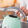 Cecotec Chaleira ThermoSense 420 Vintage 2200 W Elétrica 1,8 L Aço inoxidável Base rotativa 360° Verde-claro