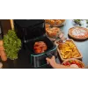 Cecotec Cecofry Full InoxBlack 5500 Pro Fritadeira de ar quente, 1700 W, 5,5 L, Preto/Aço inoxidável