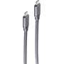 ShiverPeaks Cabo USB-C para USB-C, USB 3.2 Gen 2, 4,0 m, Preto