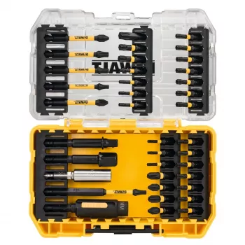 Conjunto de 38 pontas de chave de fendas DEWALT DT70733T-QZ com suporte de pontas magnético