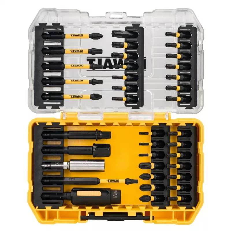 Conjunto de 38 pontas de chave de fendas DEWALT DT70733T-QZ com suporte de pontas magnético