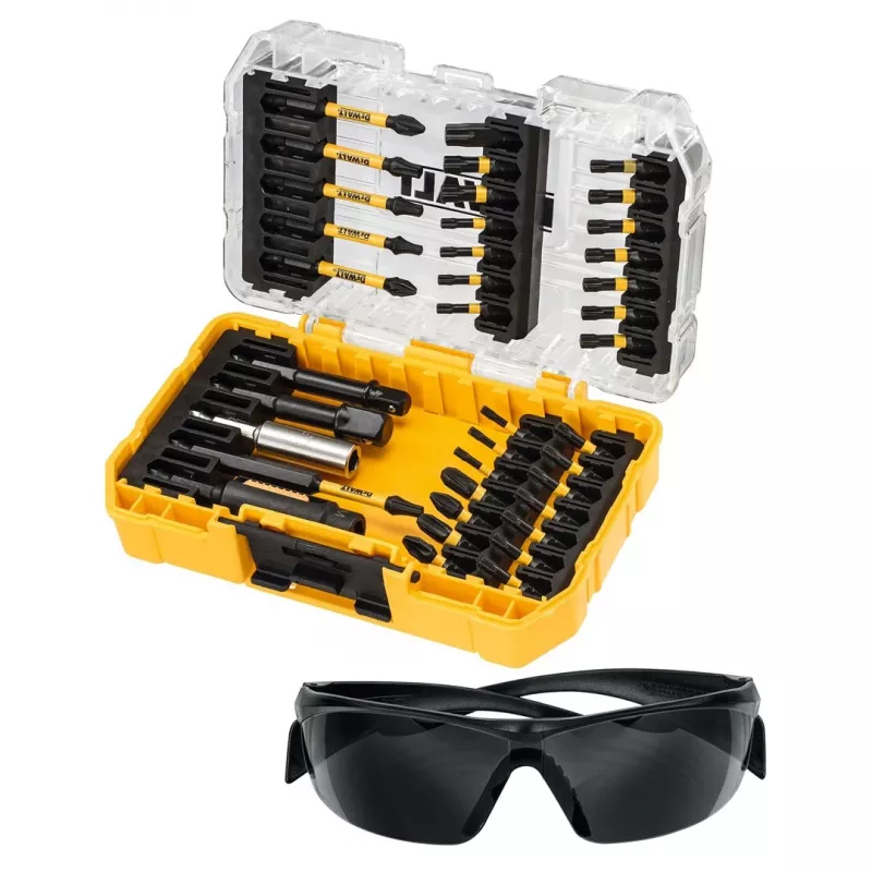 Conjunto de 38 pontas de chave de fendas DEWALT DT70733T-QZ com suporte de pontas magnético