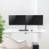 Suporte de secretária para monitor único Maclean MC-884 para ecrãs de 17-32 polegadas, preto, mola a gás, USB 3.0