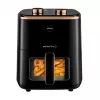Fritadeira sem óleo ELDOM FRITTA 5,0 L temperatura ajustável temporizador 1500 W fritadeira de ar quente individual 5 L autónoma preta
