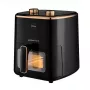 Fritadeira sem óleo ELDOM FRITTA 5,0 L temperatura ajustável temporizador 1500 W fritadeira de ar quente individual 5 L autónoma preta