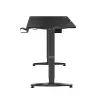 Secretária gaming HUZARO HERO 8.5 preta 140x60 cm