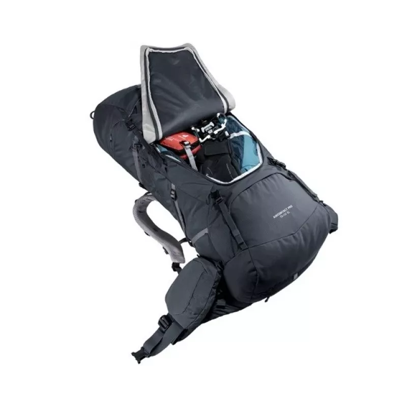 Mochila de caminhada Deuter Aircontact Pro 85+10 preta