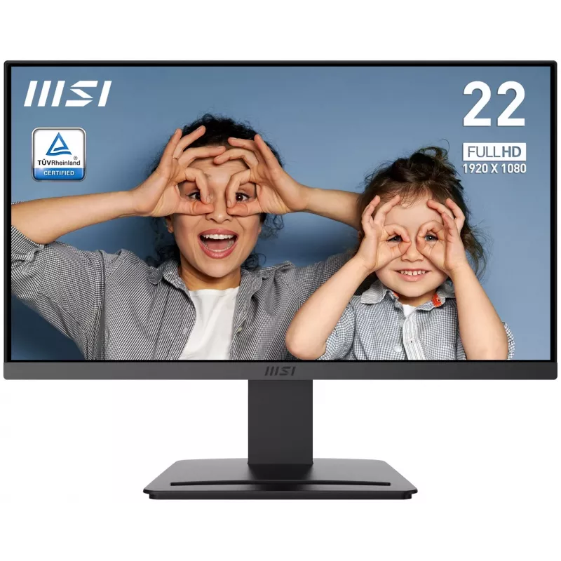 Monitor MSI PRO MP223 E2 21,45 polegadas VA Full HD 100Hz preto