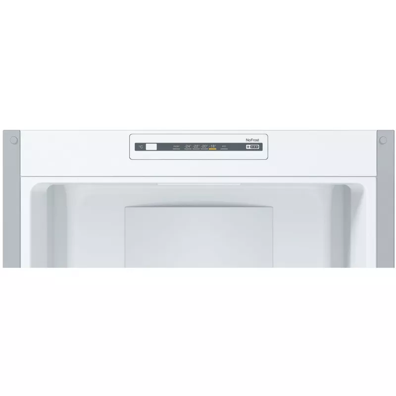 Bosch KGN36NLEA frigorífico combinado com congelador em baixo, No Frost, 305 l, classe energética E, aço inoxidável
