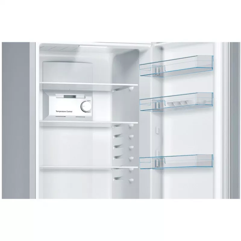 Bosch KGN36NLEA frigorífico combinado com congelador em baixo, No Frost, 305 l, classe energética E, aço inoxidável