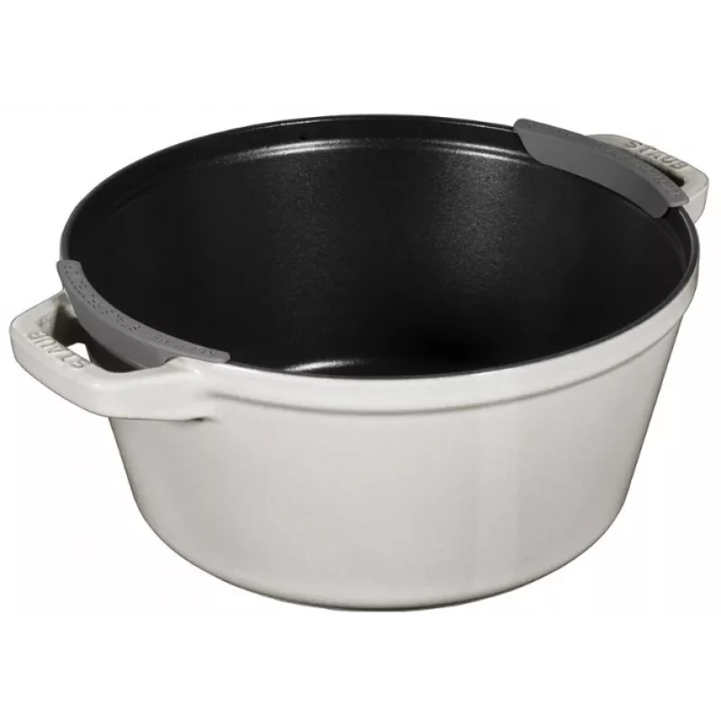 Staub 40508-385-0 La Cocotte caçarola redonda de ferro fundido, travessa de forno