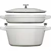 Staub 40508-385-0 La Cocotte caçarola redonda de ferro fundido, travessa de forno