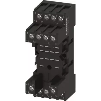 Siemens LZS PT78740 Base de relé 4 polos ligação por parafuso preto