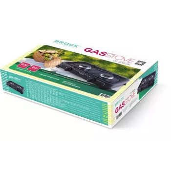 Brock GS 2002 BK Fogão a gás portátil - preto