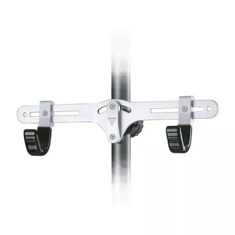 Topeak Dual-Touch Suporte de bicicleta de chão ao teto para 2 bicicletas, preto/prateado