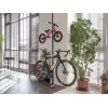 Topeak Dual-Touch Suporte de bicicleta de chão ao teto para 2 bicicletas, preto/prateado