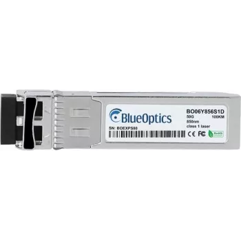BlueOptics SFP-50G-SL Transceptor SFP56 compatível, LC duplex, 50GBASE-SR, fibra multimodo, 850nm, 100m, 0-70°C, DDM