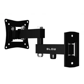 BLOW Suporte de parede para TV 10-27 polegadas preto fixo 15kg VESA 75x75 100x100