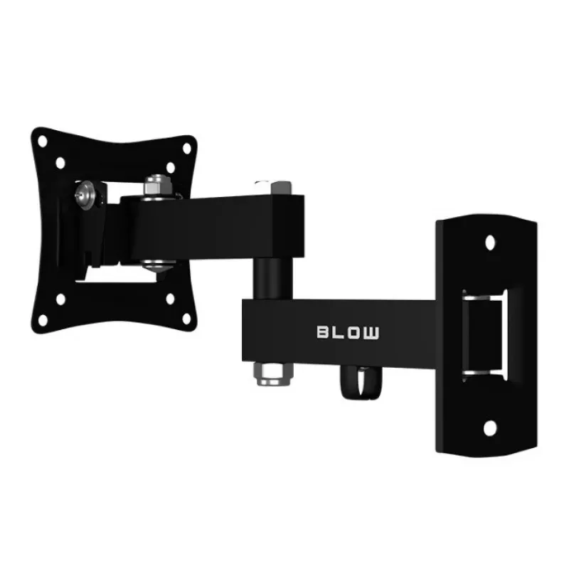 BLOW Suporte de parede para TV 10-27 polegadas preto fixo 15kg VESA 75x75 100x100