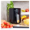 Fritadeira de ar quente MPM MFR-12 1500W 3,2L preta