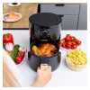 Fritadeira de ar quente MPM MFR-12 1500W 3,2L preta