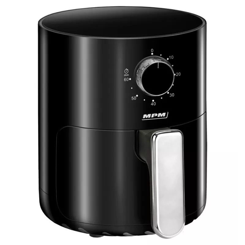 Fritadeira de ar quente MPM MFR-12 1500W 3,2L preta