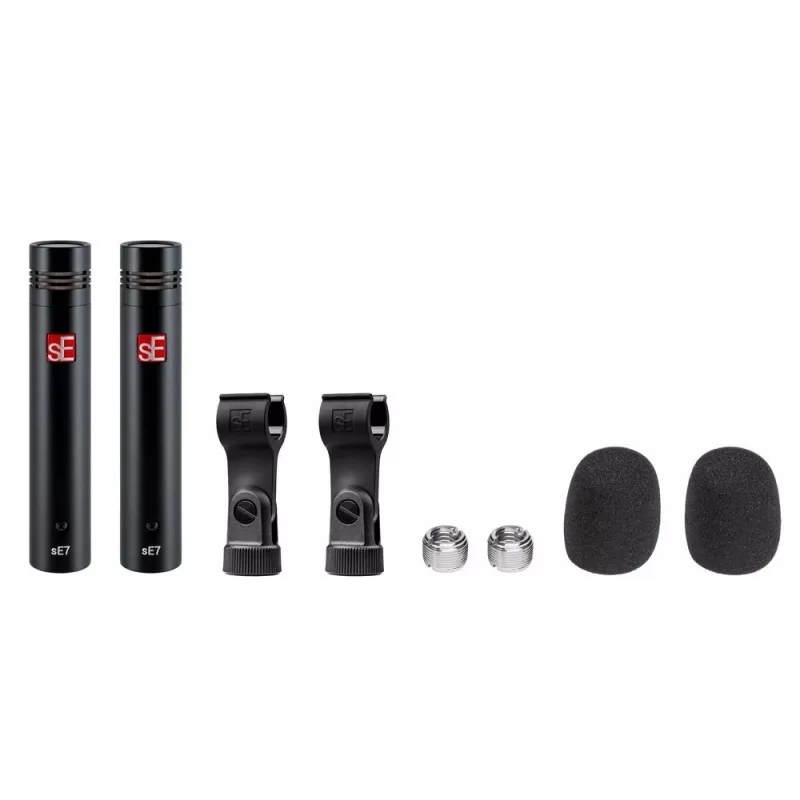 Microfone de estúdio sE Electronics sE7 Matched Pair preto