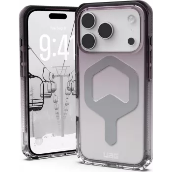 Capa Urban Armor Gear UAG Plyo MagSafe para Apple iPhone 17 Pro - Ice (transparente)