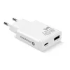 Carregador de parede USB-C EVERACTIVE GaN QC3.0 45W SC-460Q branco