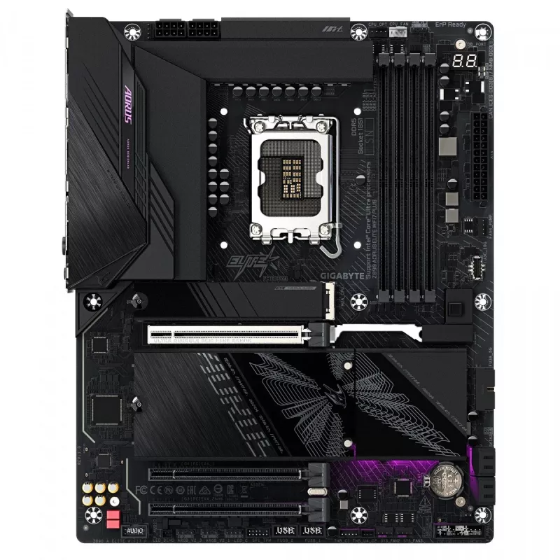 Placa-mãe GIGABYTE Z890 AORUS ELITE WIFI7 PLUS LGA1851 DDR5 ATX