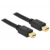 Delock 83473 Cabo Mini DisplayPort, Mini DisplayPort (M) para Mini DisplayPort (M), 1 m, Preto
