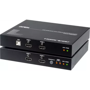 Extensor KVM ATEN CE824 USB-HDMI Dual-View HDBaseT 2.0