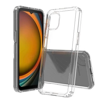 Capa bumper SCREENOR para Samsung Galaxy XCover 7 Pro, capa TPU transparente resistente a impactos