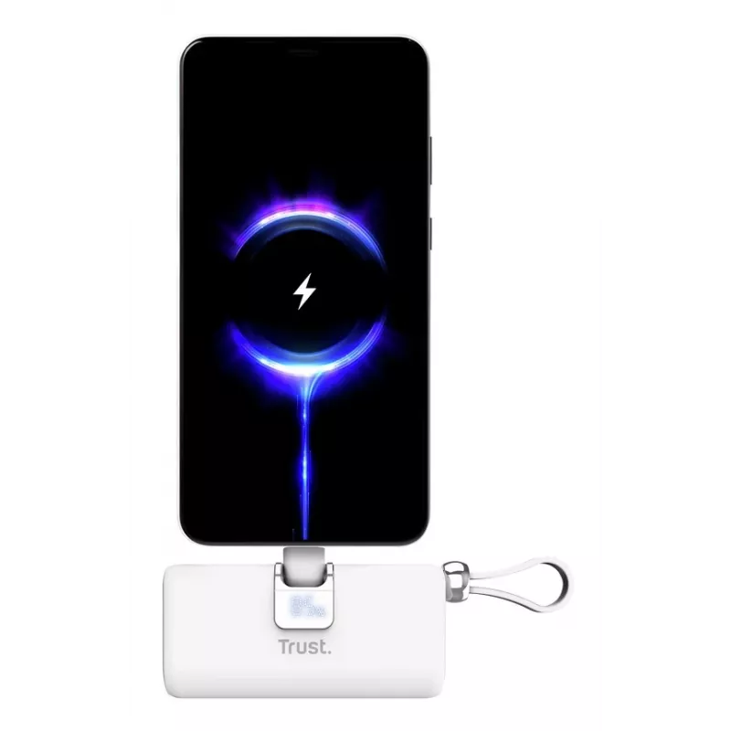 Power bank Trust Pacto 5000 mAh branco