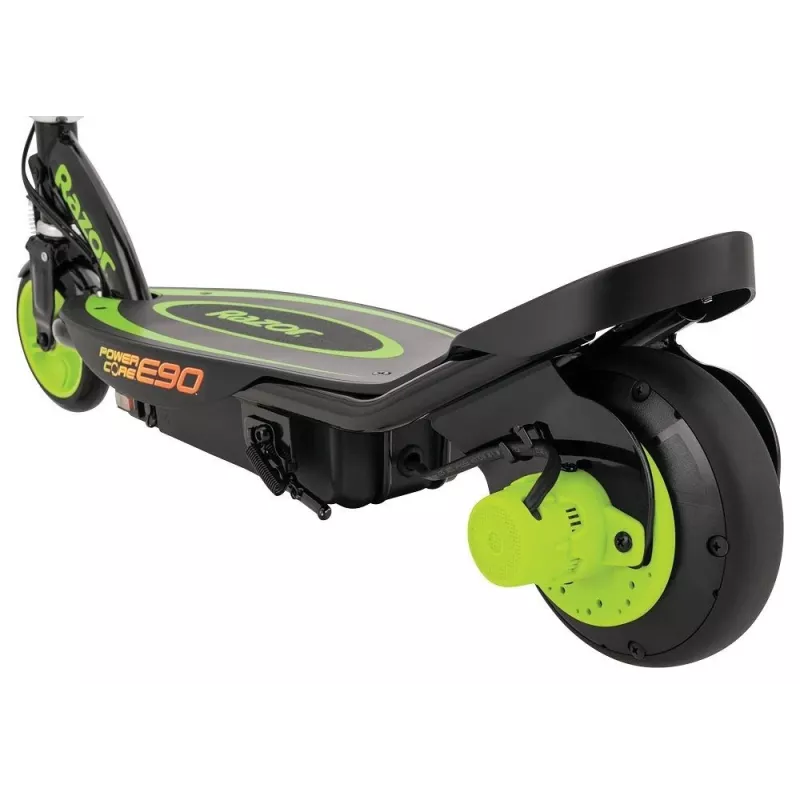Troti elétrica Razor Power Core E90 - 16 km/h - preta/verde