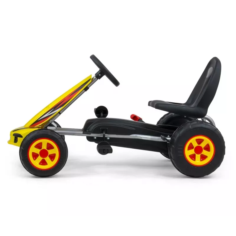 MILLY MALLY kart de pedais Viper amarelo