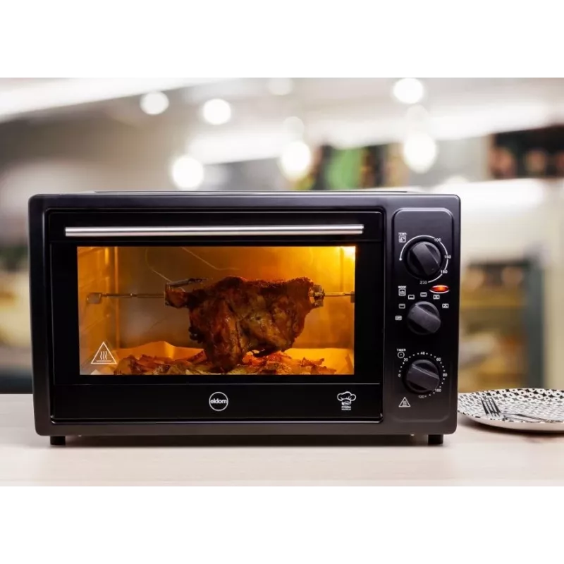 Forno ELDOM PR500 48L 2000W preto/prateado