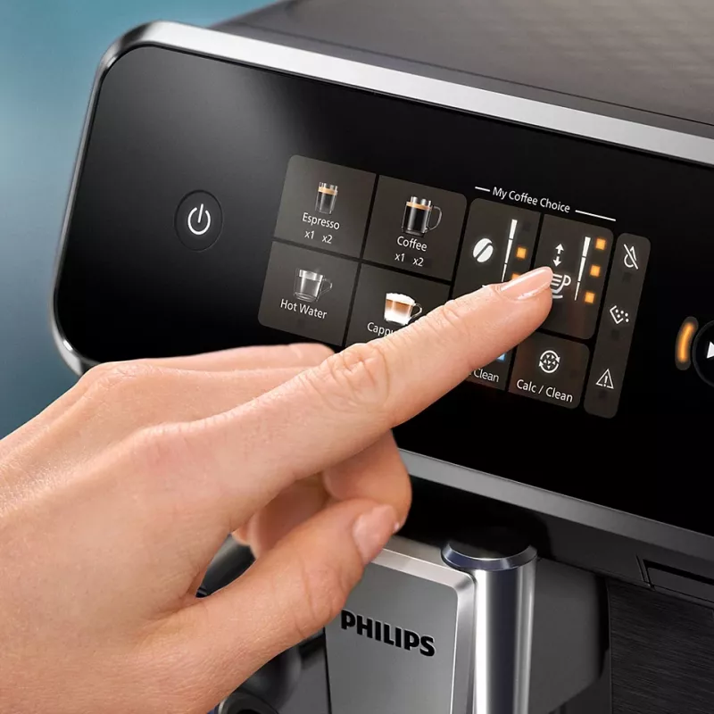 Máquina de café expresso automática Philips Series 2300 LatteGo EP2330/10 preta