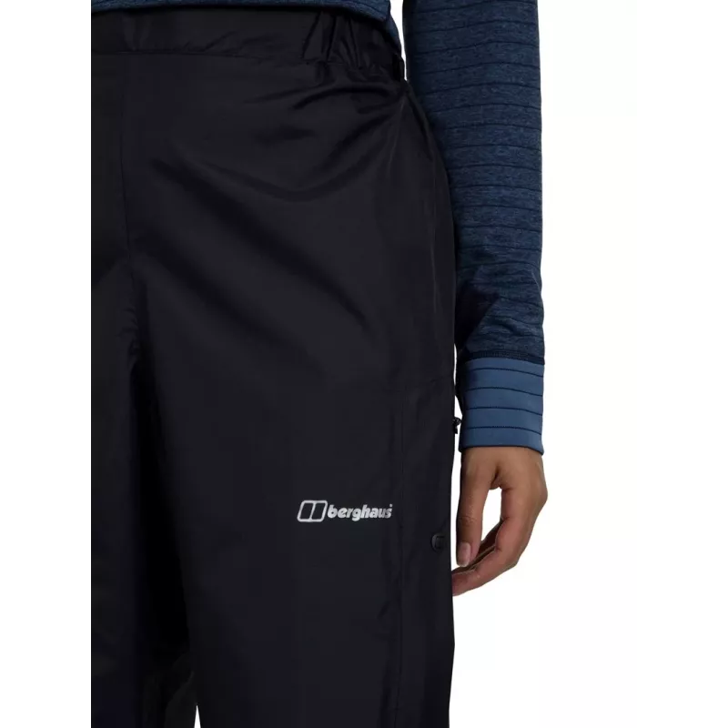 Calças impermeáveis BERGHAUS Deluge 2.0 para mulher, tamanho S, preto