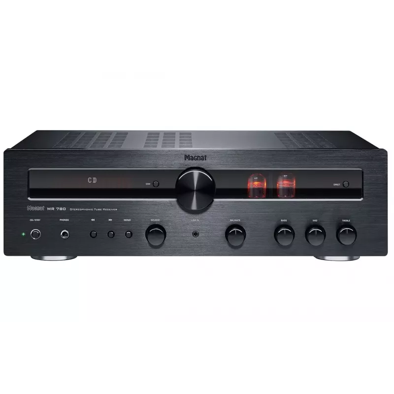 MAGNAT MR 780 amplificador estéreo híbrido preto