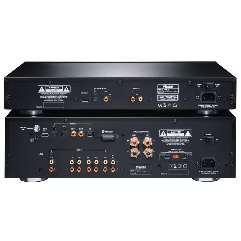 MAGNAT MR 780 amplificador estéreo híbrido preto