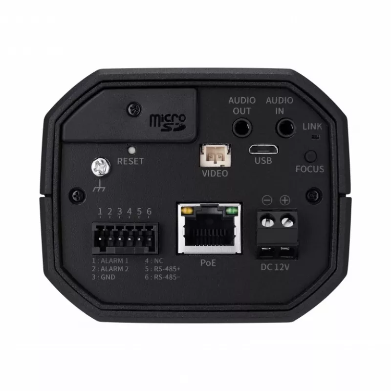 Câmara IP box HANWHA TECHWIN Hanwha Wisenet XNB-6003 2MP com WDR 150dB, H.265, PoE